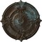 Ekena Millwork Attica Acanthus Leaf Medallion (Canopies up to 4 5/8"), 53 1/2"OD x 3 1/2"P, Bronze Blue Patina CM53ATBBS - alternate 1